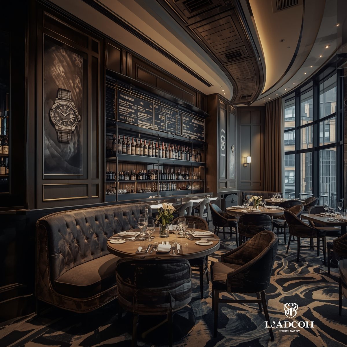 Luxury watch commercial close-up