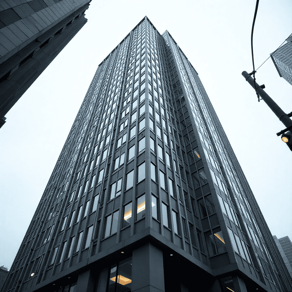 Portrait captured inside a metropolitan transit hub